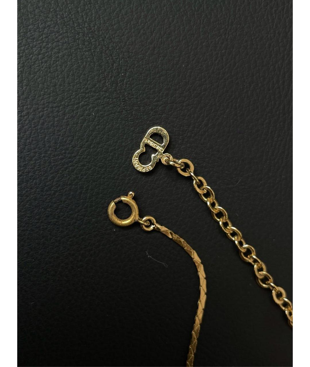 CHRISTIAN DIOR Золотое колье, фото 4