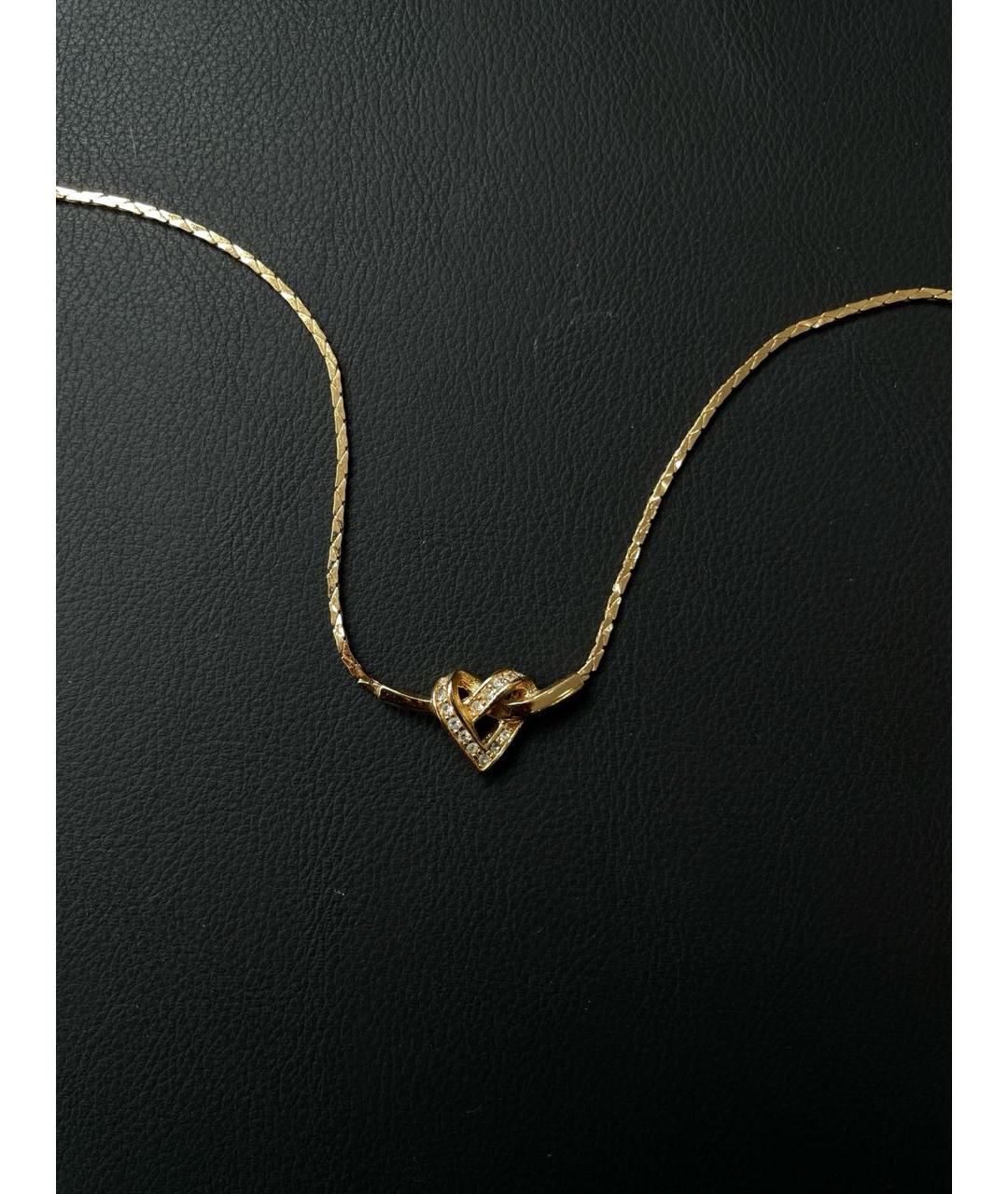 CHRISTIAN DIOR Золотое колье, фото 3