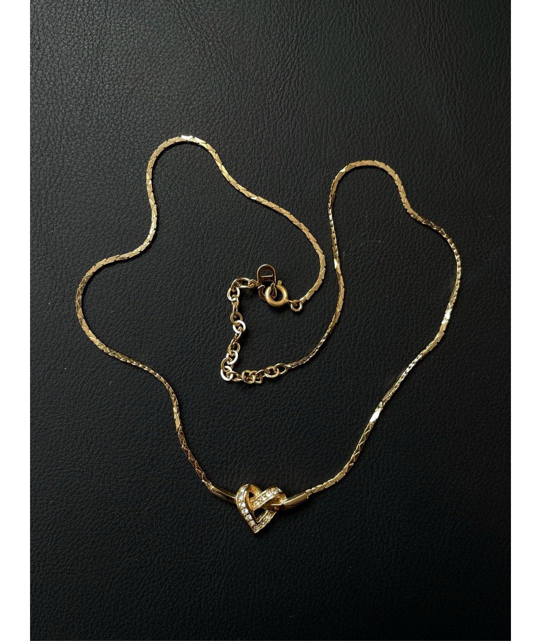 CHRISTIAN DIOR Золотое колье, фото 2