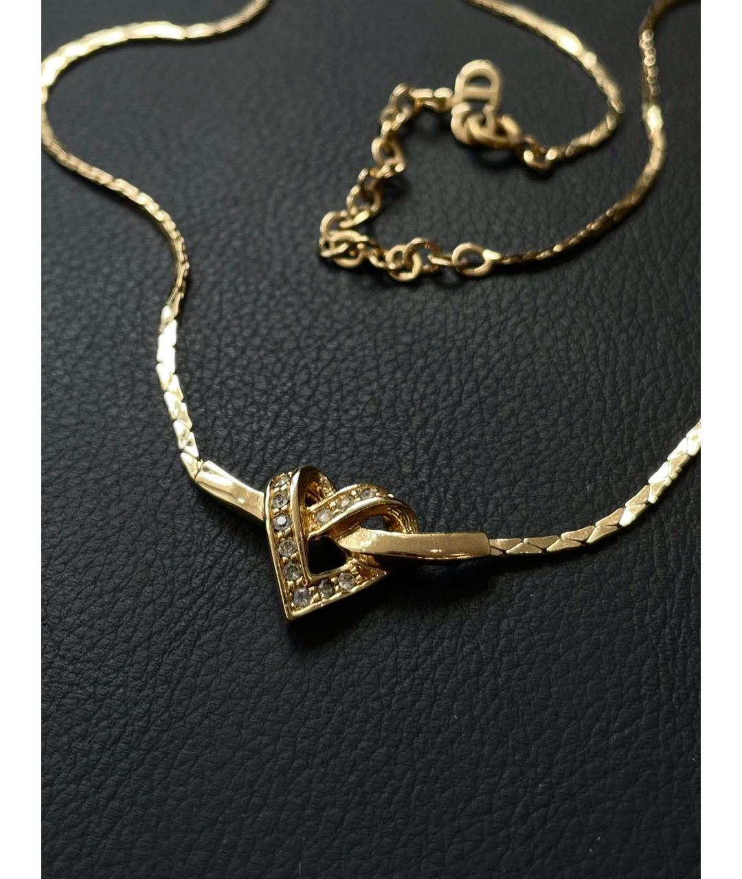 CHRISTIAN DIOR Золотое колье, фото 7
