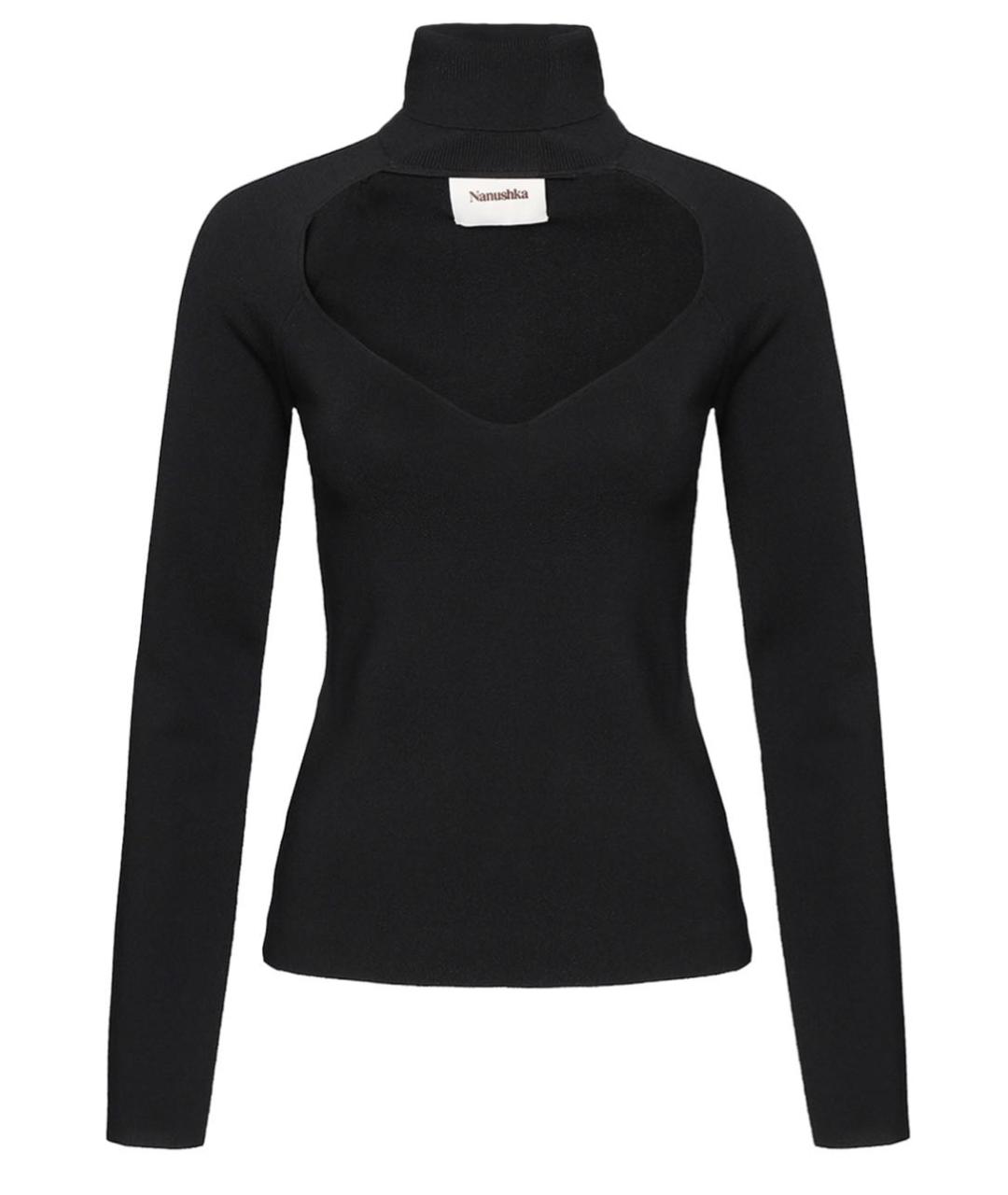 NANUSHKA Черная водолазка, фото 1
