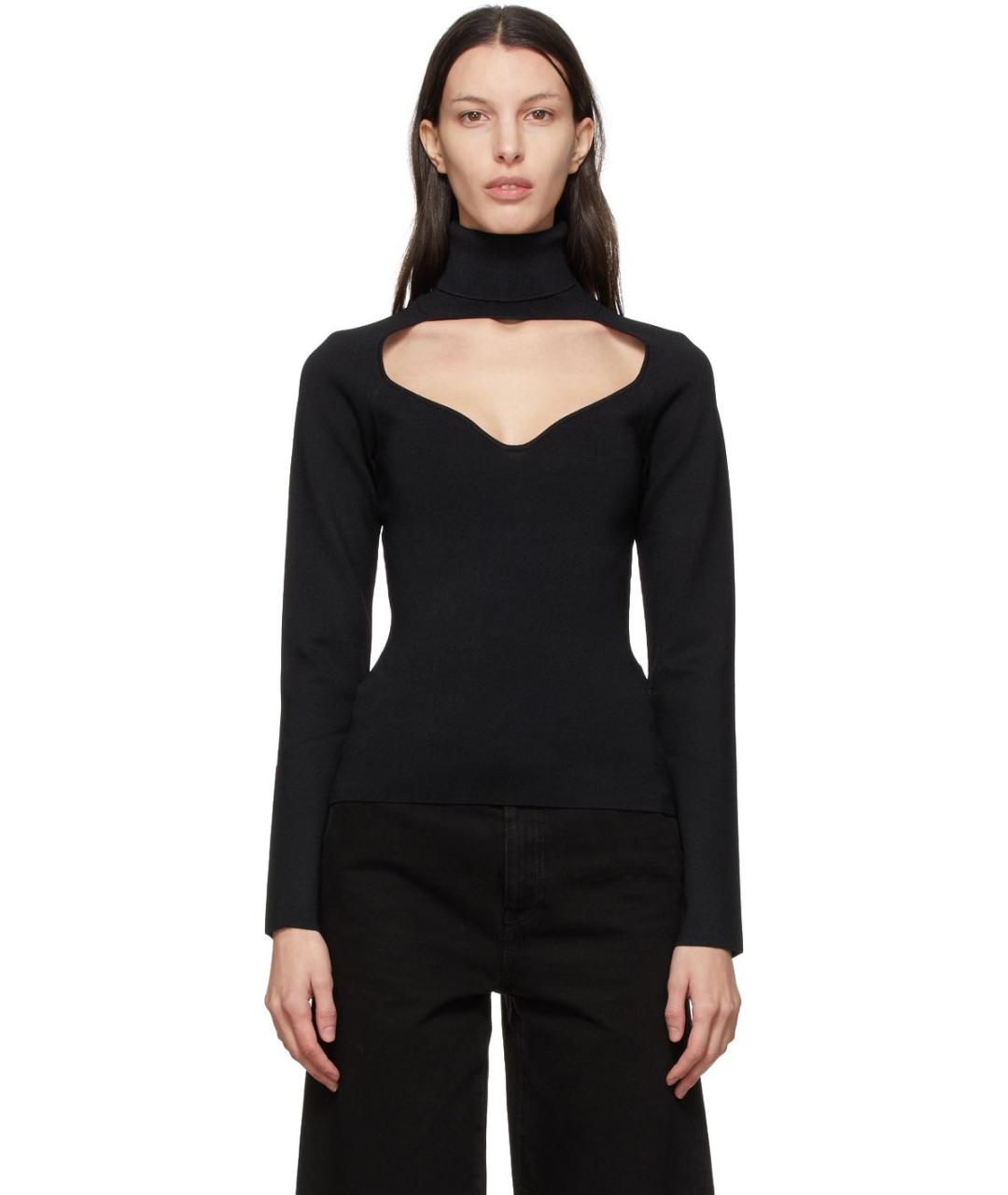 NANUSHKA Черная водолазка, фото 3