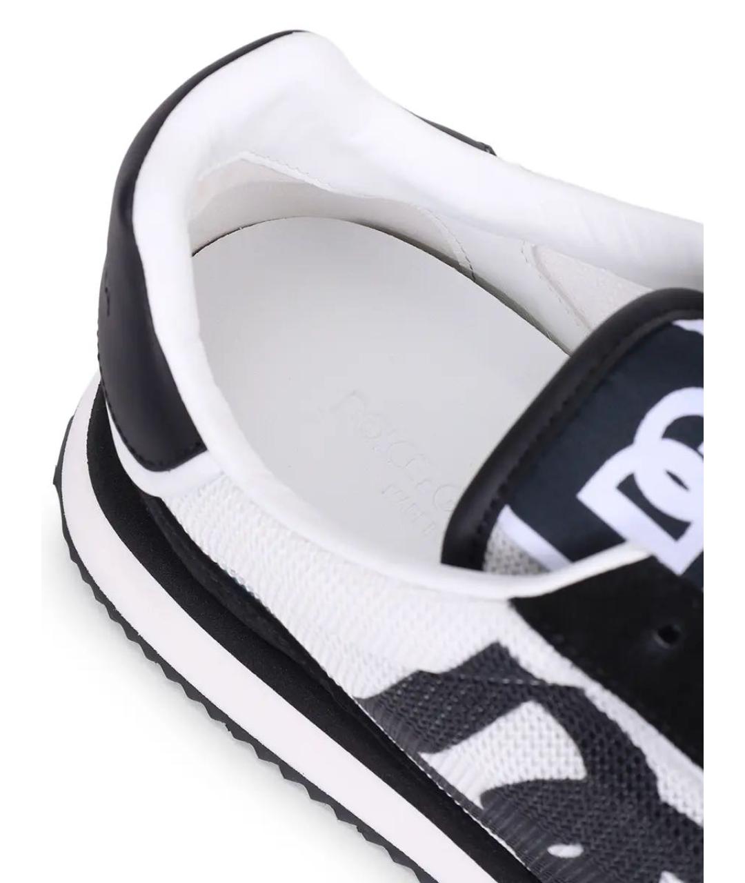 DOLCE&GABBANA Мульти текстильные низкие кроссовки / кеды, фото 6