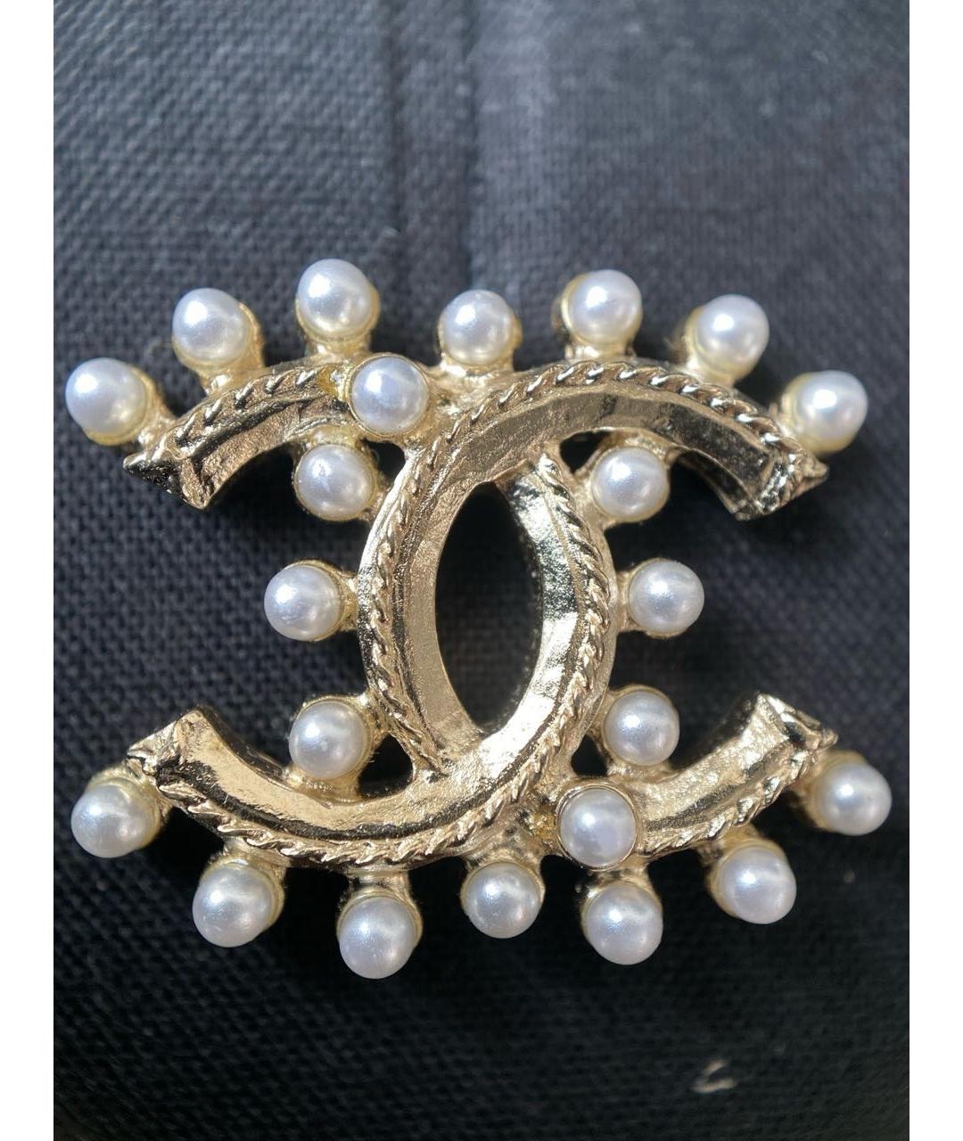 CHANEL Золотые металлические серьги, фото 2