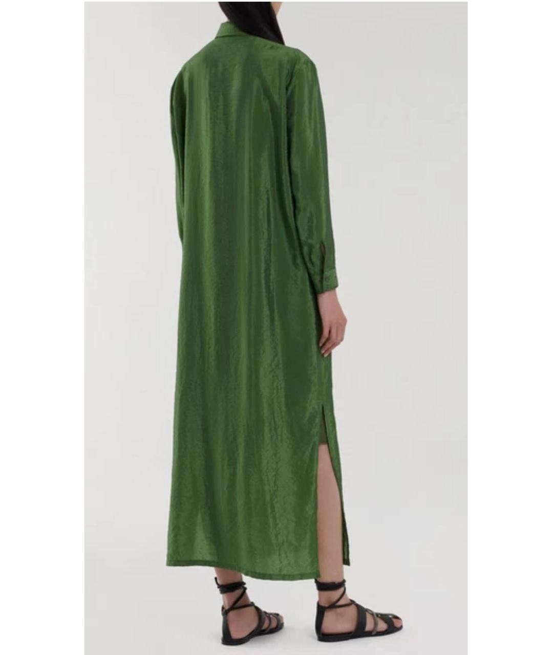 FABIANA FILIPPI Зеленые хлопковое повседневное платье, фото 7