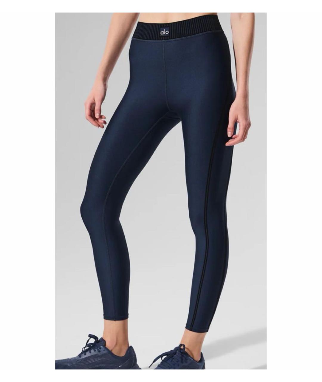 ALO YOGA Темно-синие леггинсы и велосипедки, фото 5