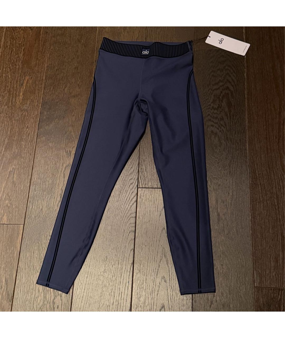 ALO YOGA Темно-синие леггинсы и велосипедки, фото 6