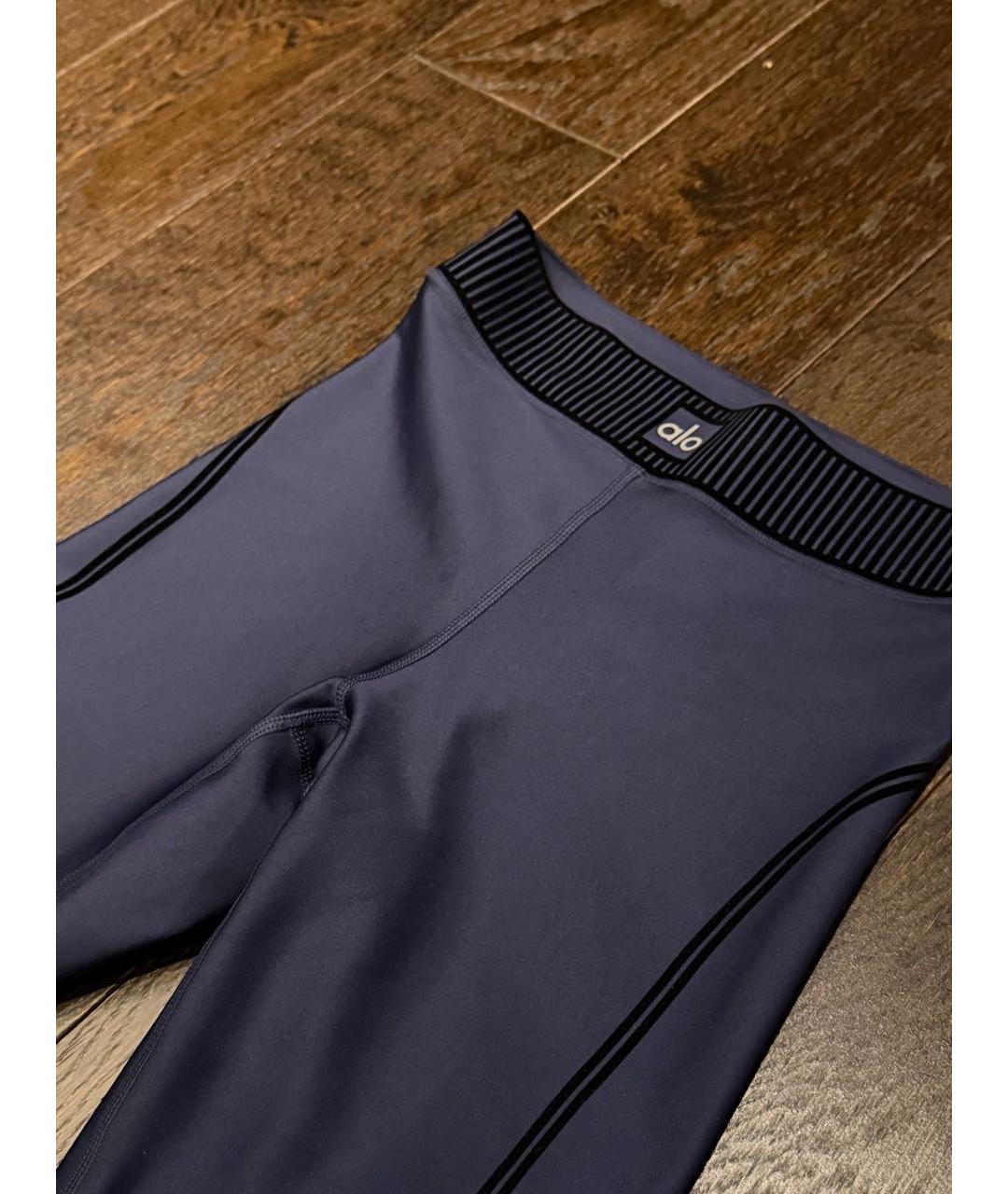 ALO YOGA Темно-синие леггинсы и велосипедки, фото 2