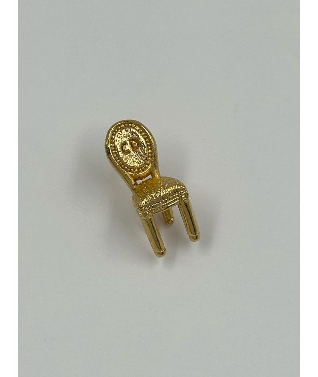 CHRISTIAN DIOR Золотая позолоченная булавка / брошь, фото 6