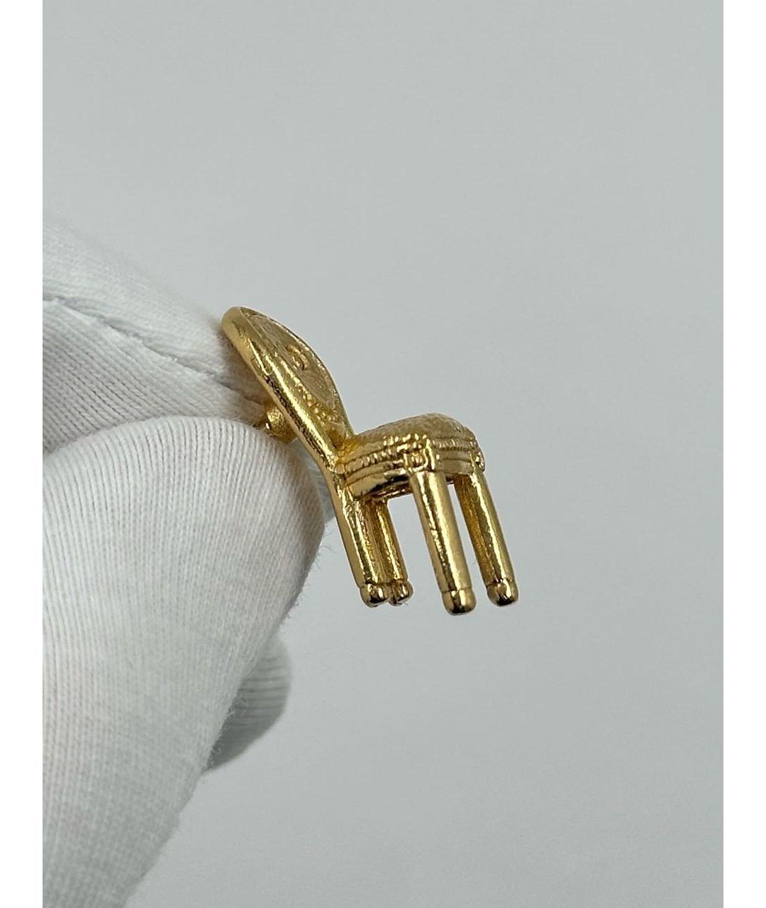 CHRISTIAN DIOR Золотая позолоченная булавка / брошь, фото 4