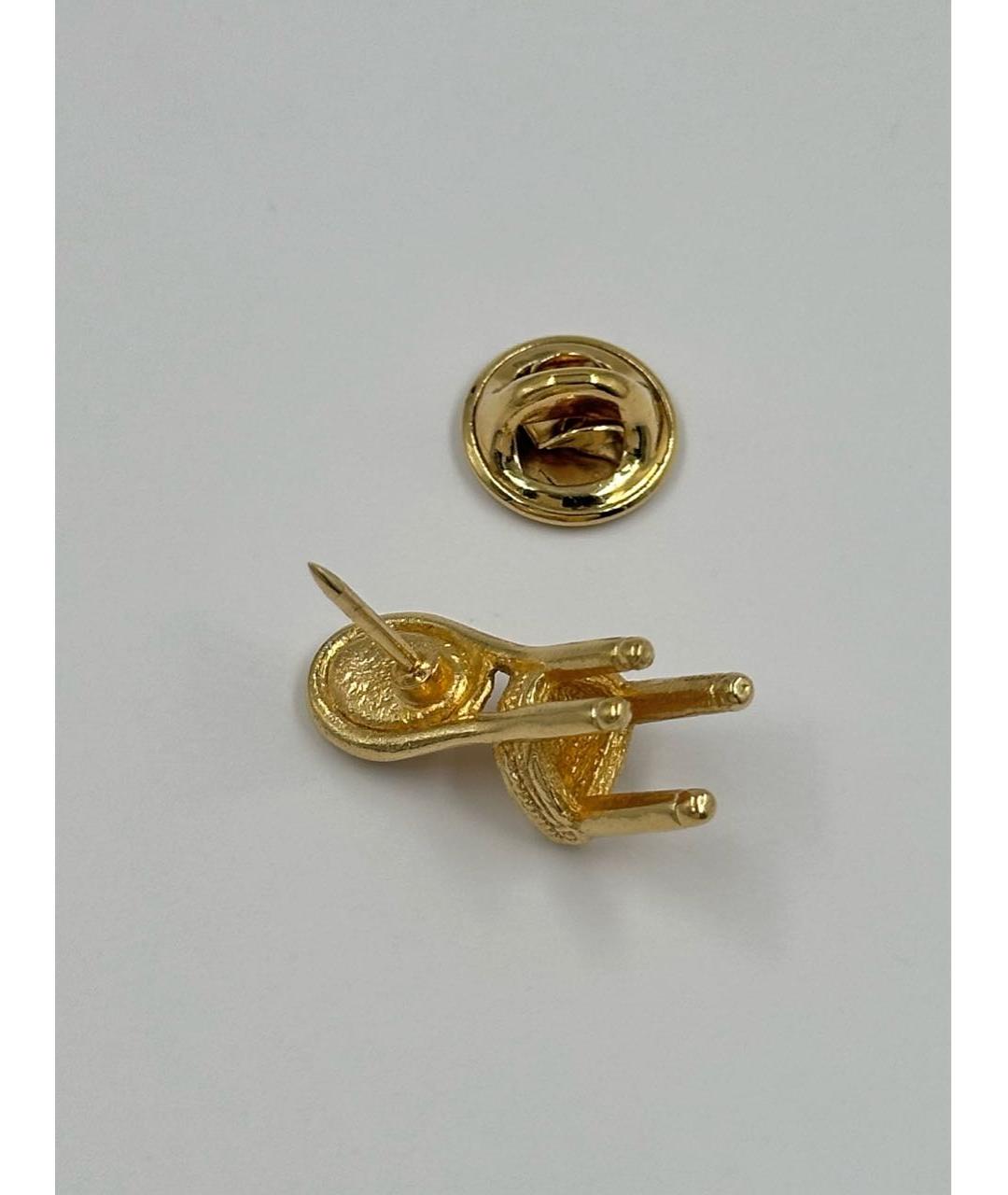 CHRISTIAN DIOR Золотая позолоченная булавка / брошь, фото 5