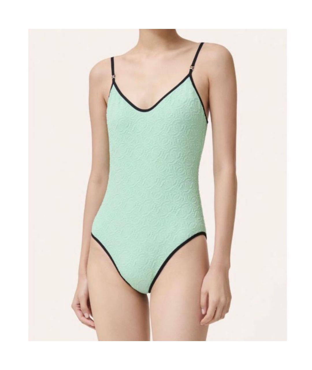 CHANEL Бирюзовый купальник, фото 2