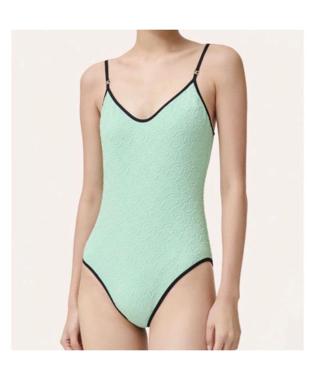 CHANEL Бирюзовый купальник, фото 3