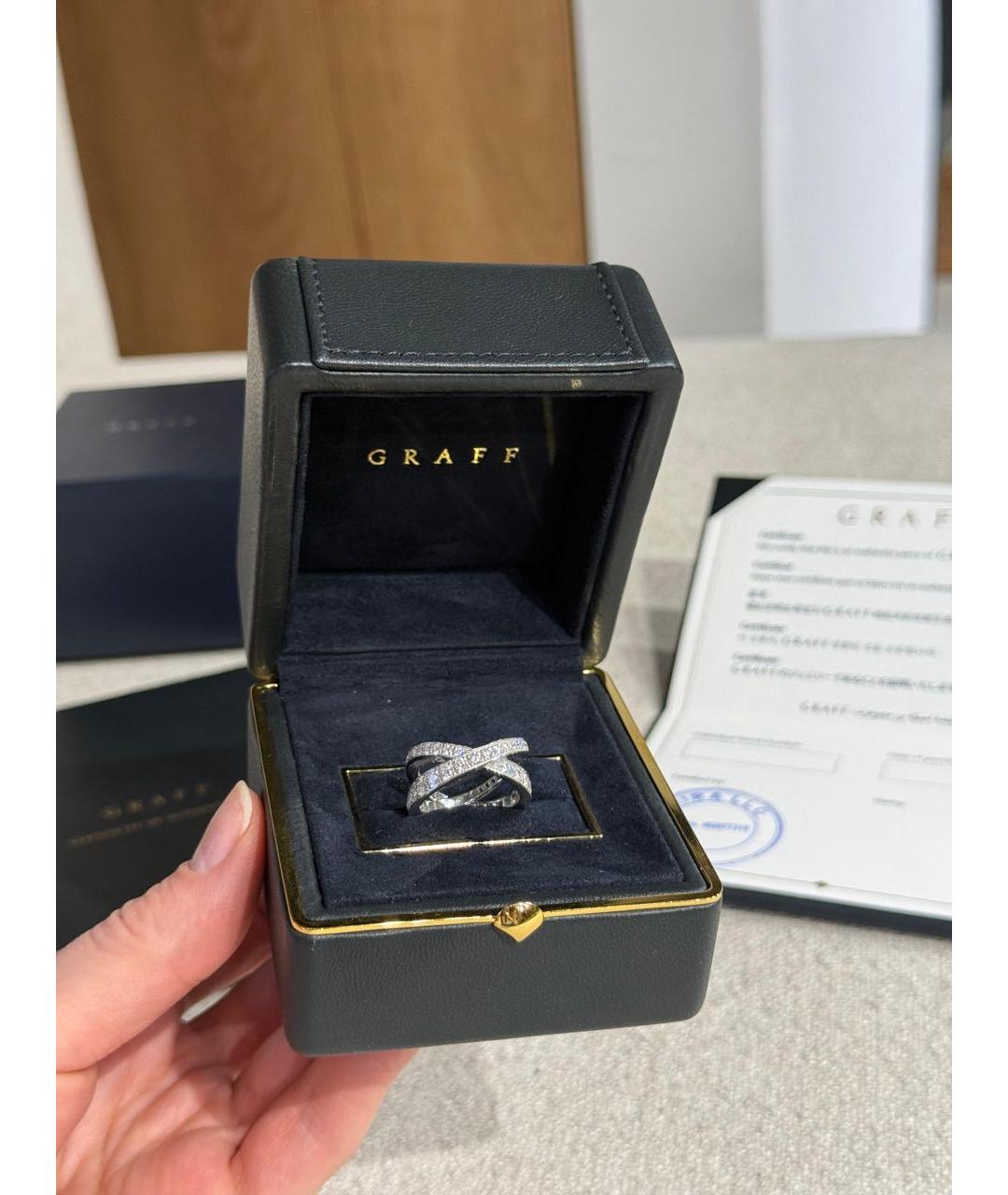 GRAFF Белое кольцо из белого золота, фото 3