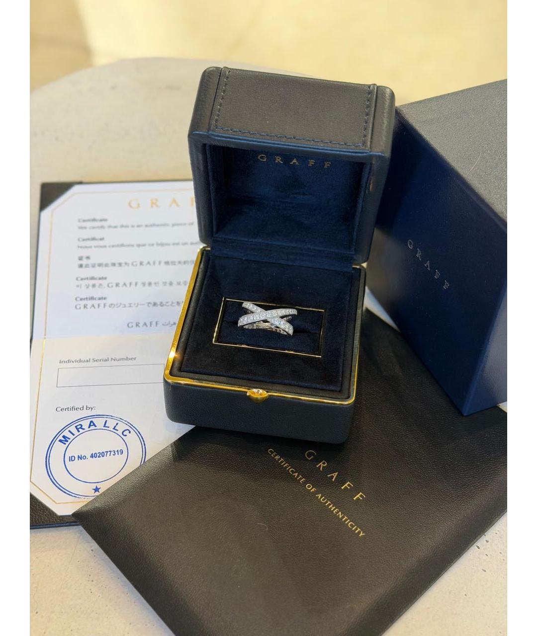 GRAFF Белое кольцо из белого золота, фото 5