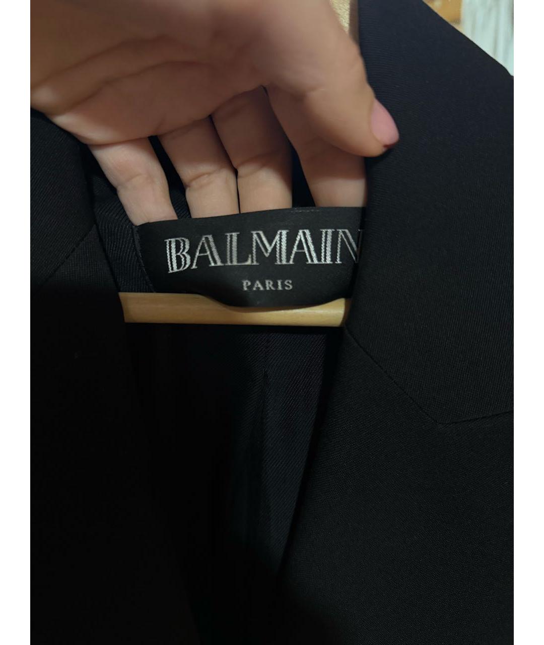 BALENCIAGA Черный хлопковый жакет/пиджак, фото 3