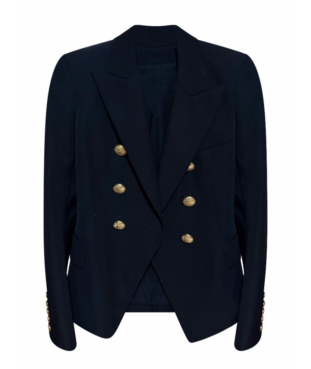 BALENCIAGA Черный хлопковый жакет/пиджак, фото 1