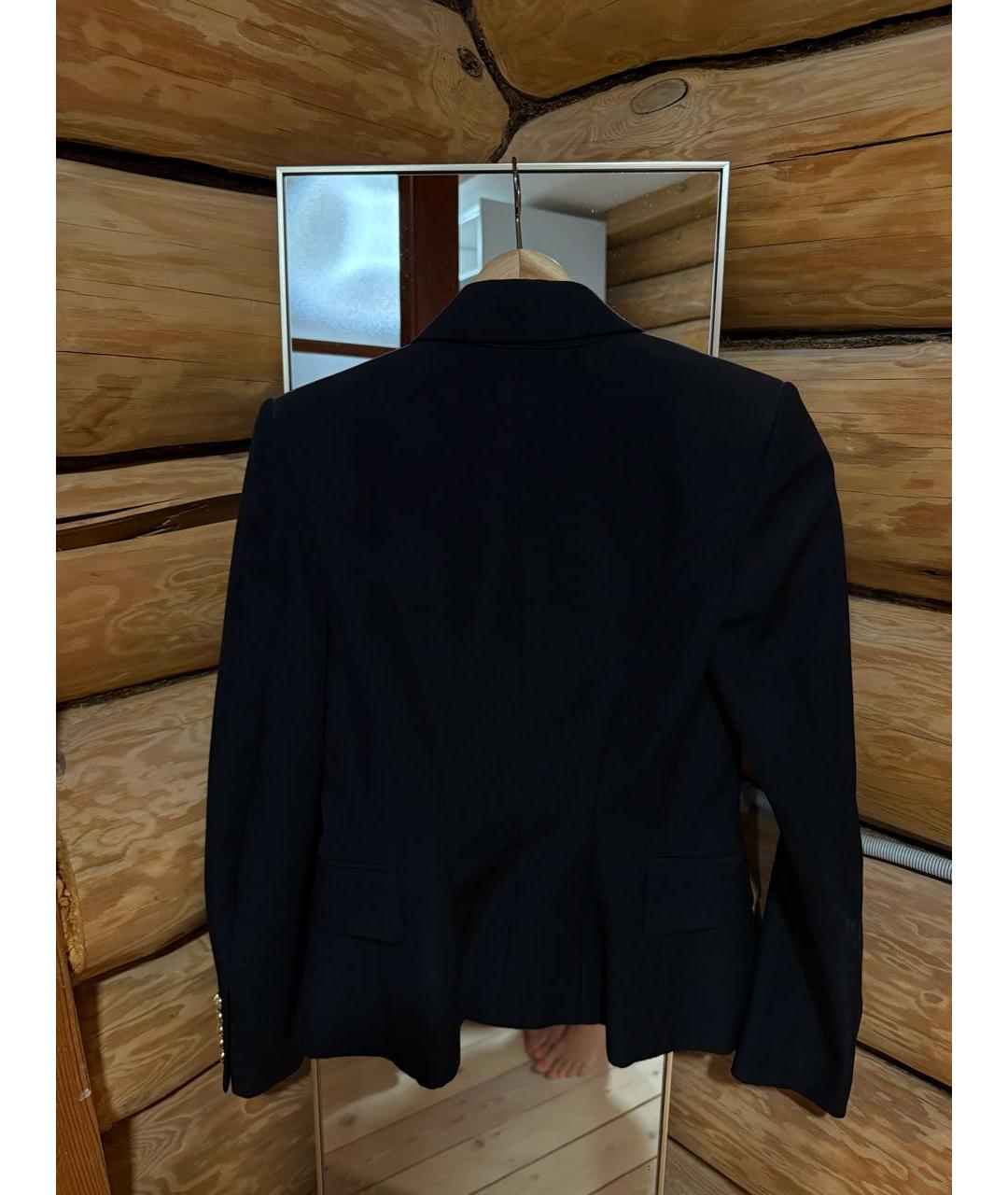 BALENCIAGA Черный хлопковый жакет/пиджак, фото 2