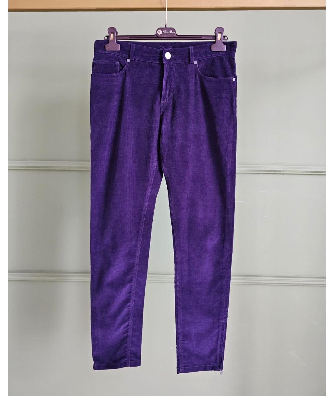 LORO PIANA Хлопковые брюки узкие, фото 9