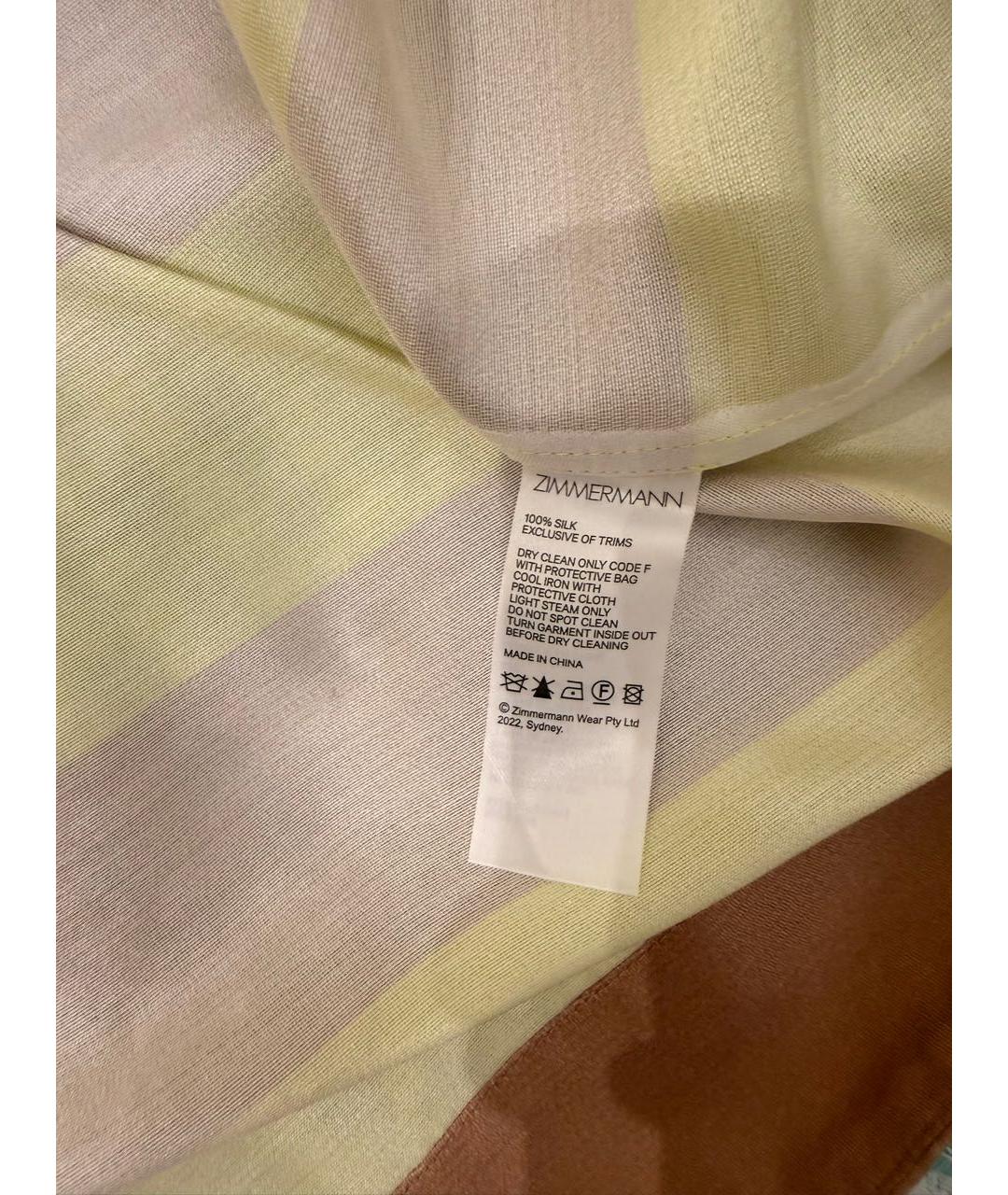 ZIMMERMANN Мульти шелковая блузы, фото 4