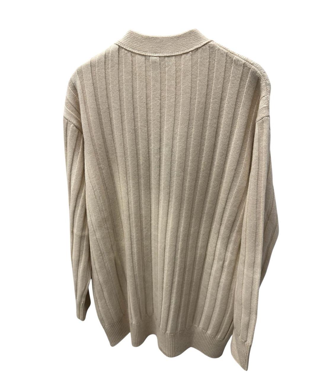 FENDI Бежевый кашемировый кардиган, фото 4