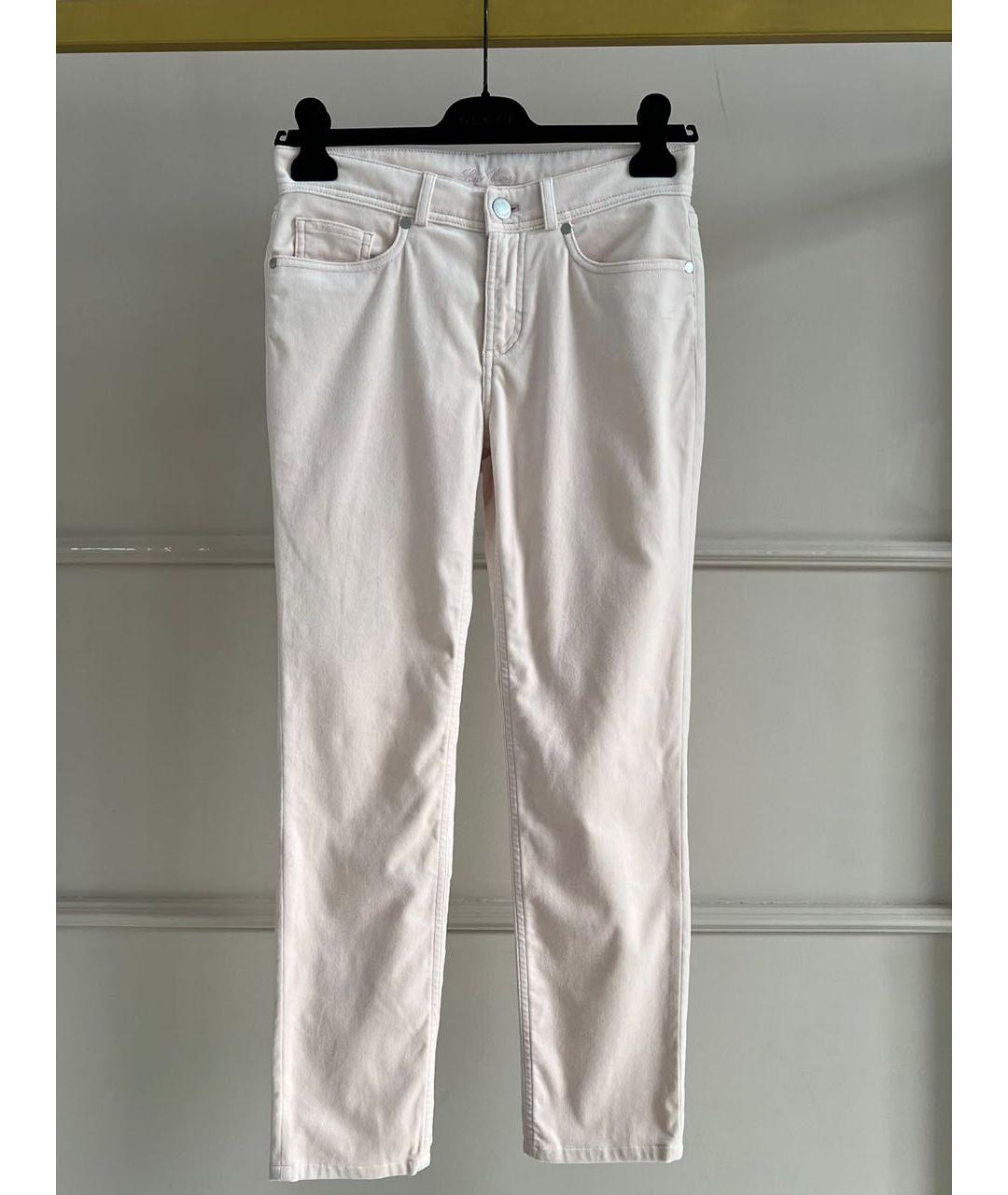 LORO PIANA Хлопковые прямые брюки, фото 9