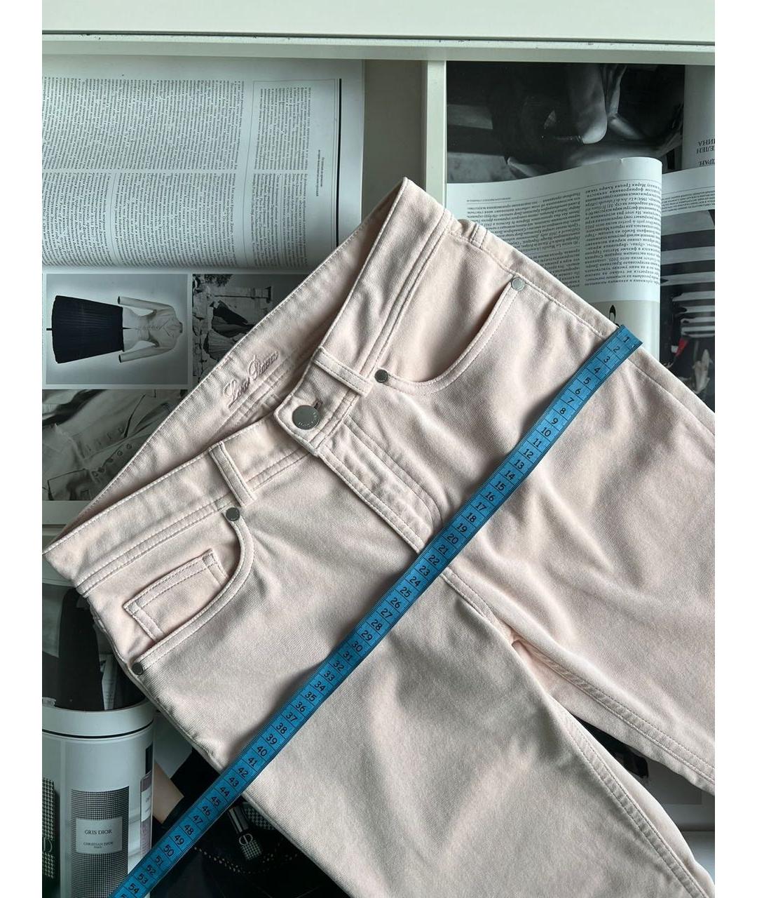 LORO PIANA Хлопковые прямые брюки, фото 5