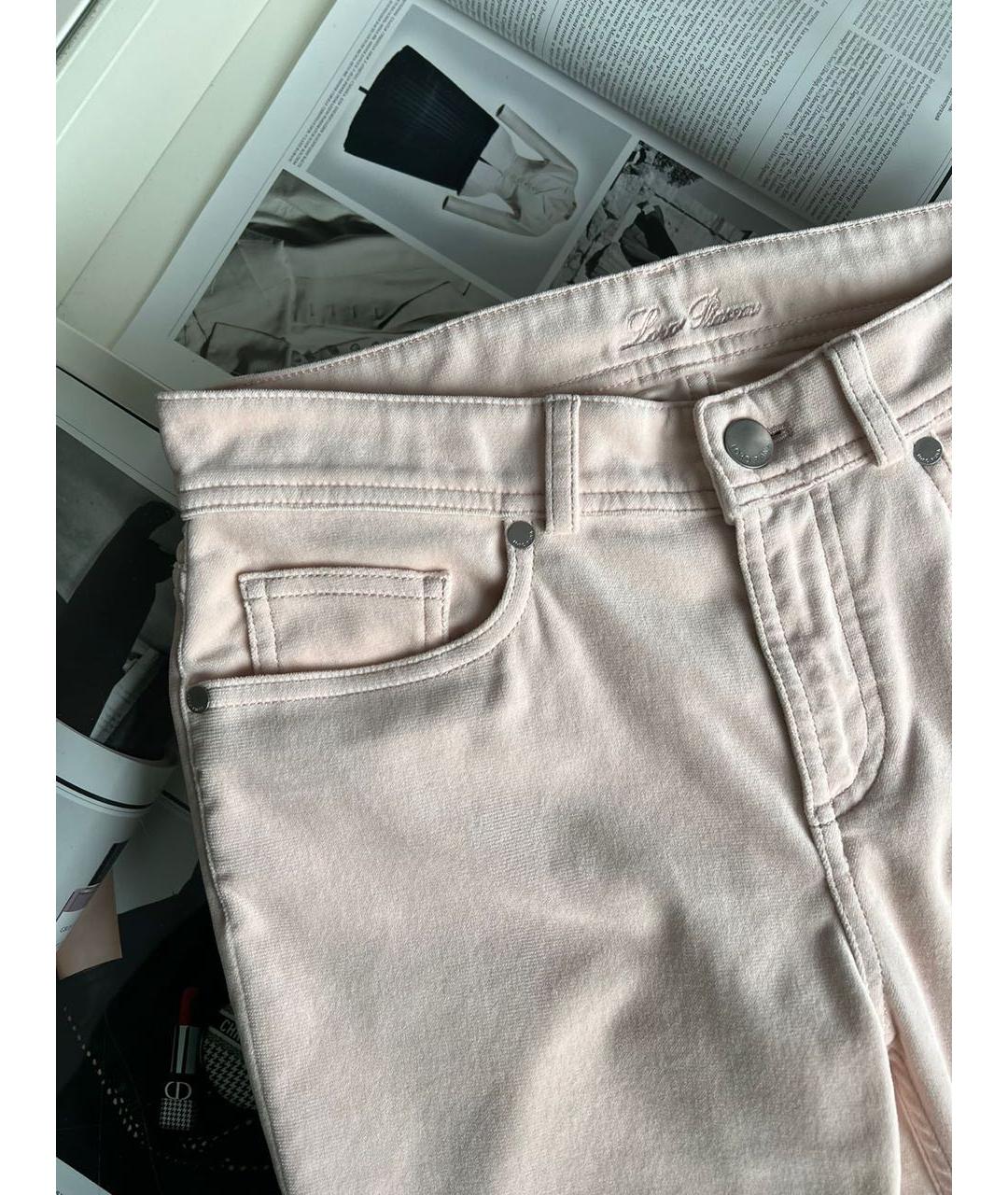 LORO PIANA Хлопковые прямые брюки, фото 8