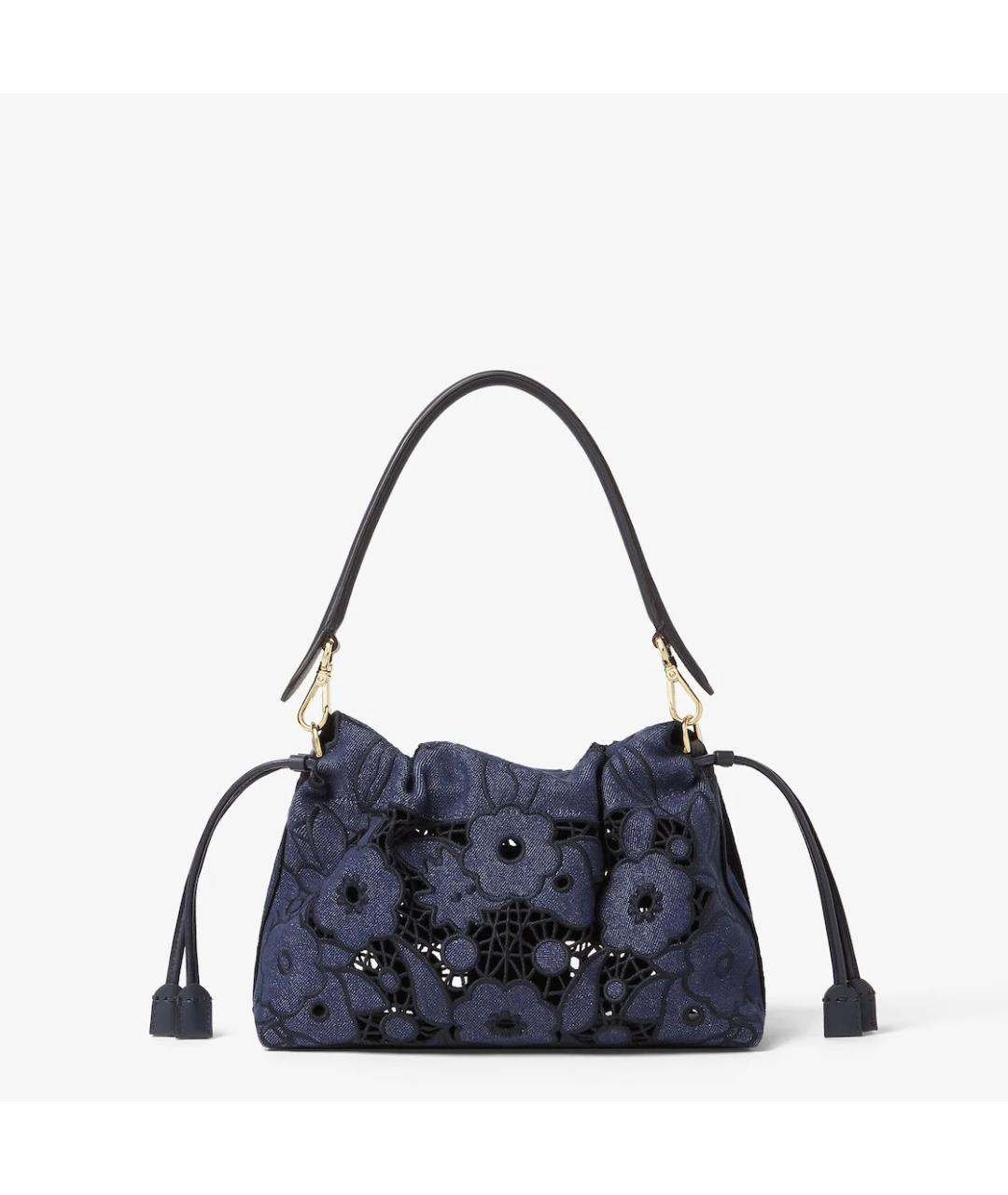 FENDI Синяя тканевая сумка через плечо, фото 3