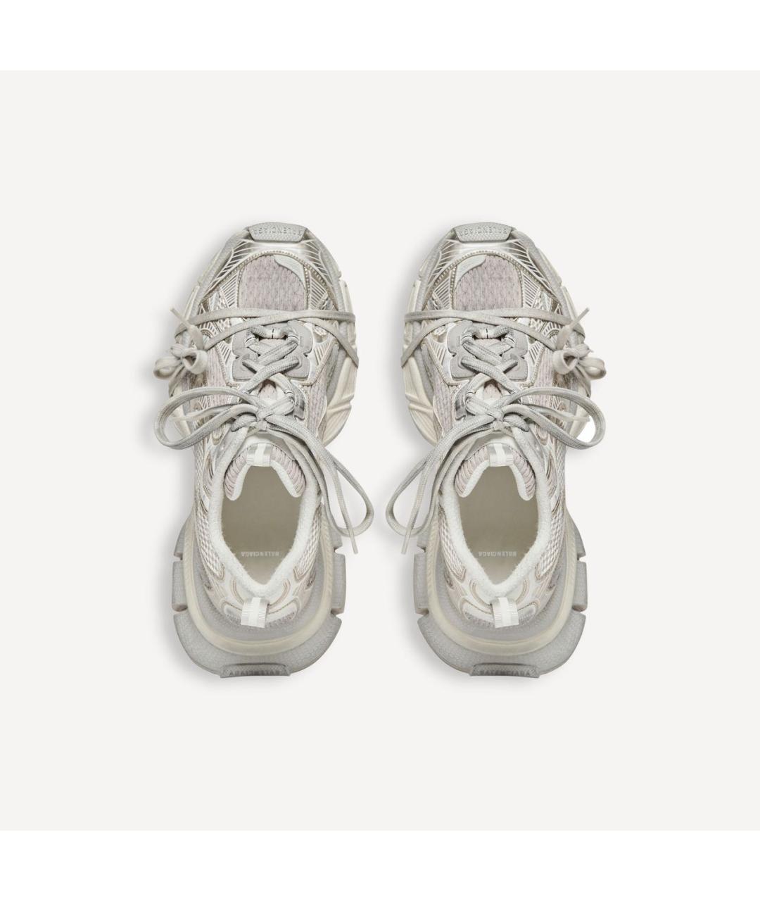 BALENCIAGA Бежевые текстильные кроссовки, фото 2