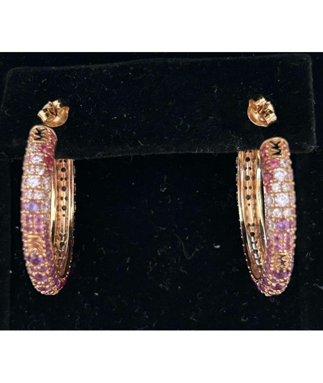 MICHAEL KORS Розовые серебряные серьги, фото 2