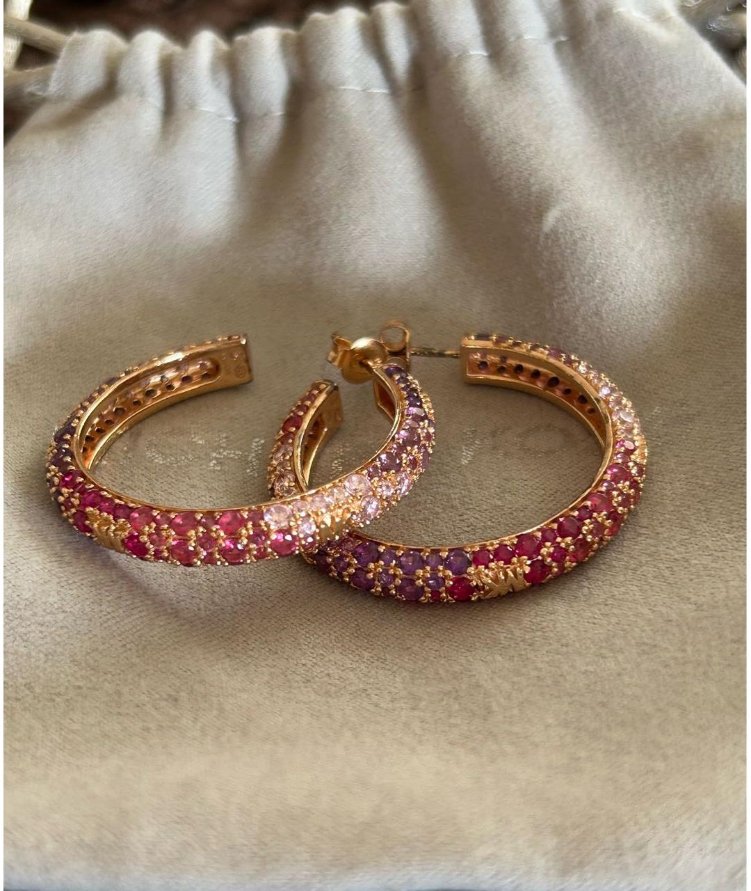 MICHAEL KORS Розовые серебряные серьги, фото 5