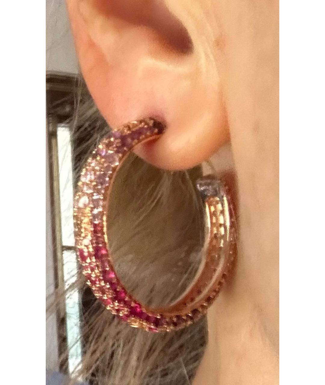 MICHAEL KORS Розовые серебряные серьги, фото 4