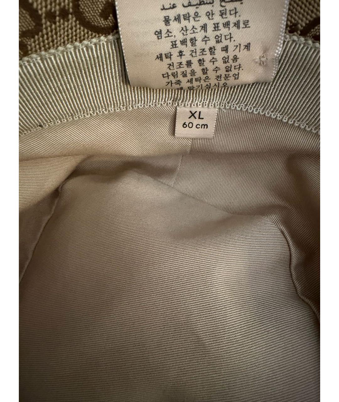 GUCCI Бежевая шляпа, фото 4