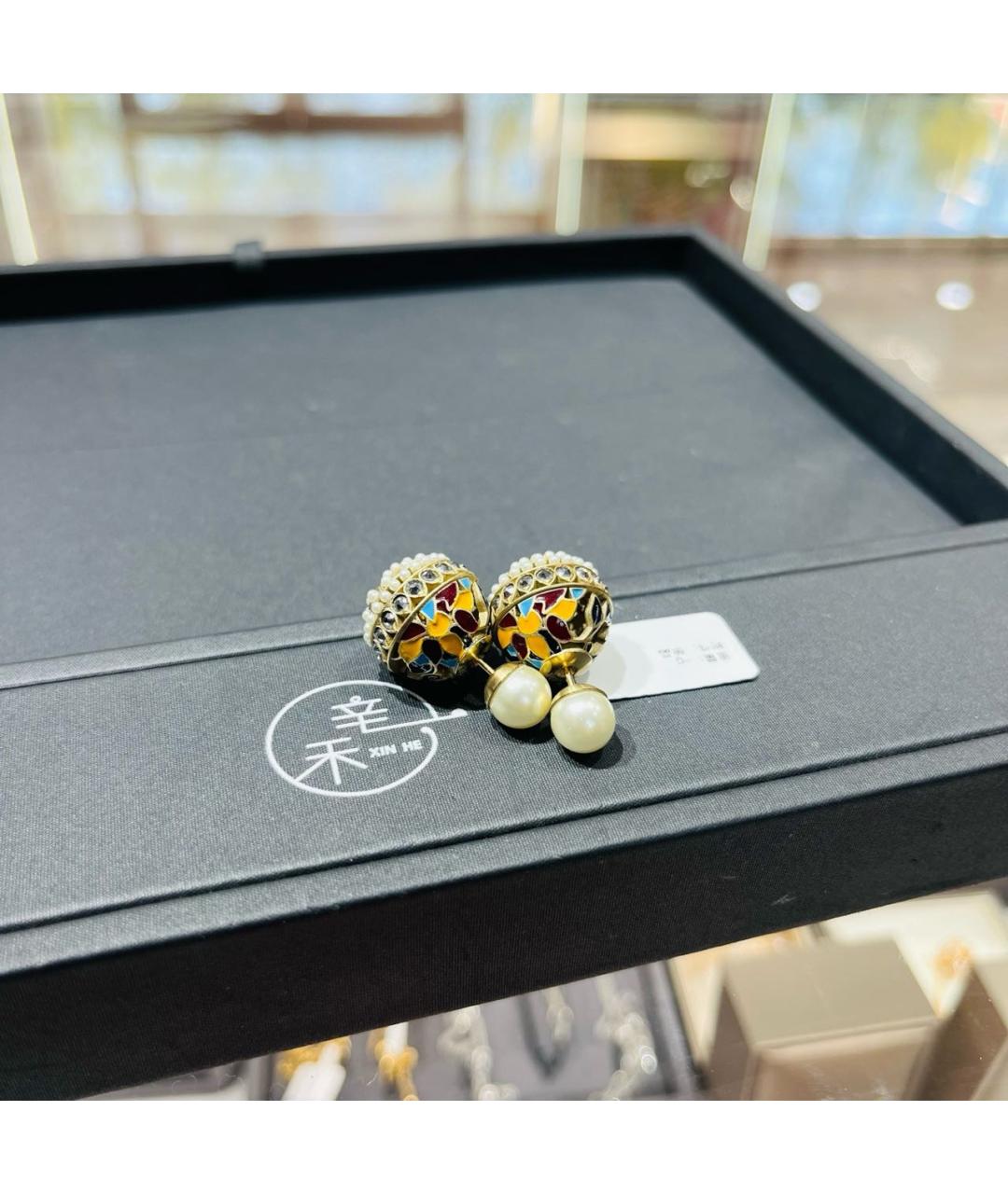 CHRISTIAN DIOR Золотые серьги, фото 2