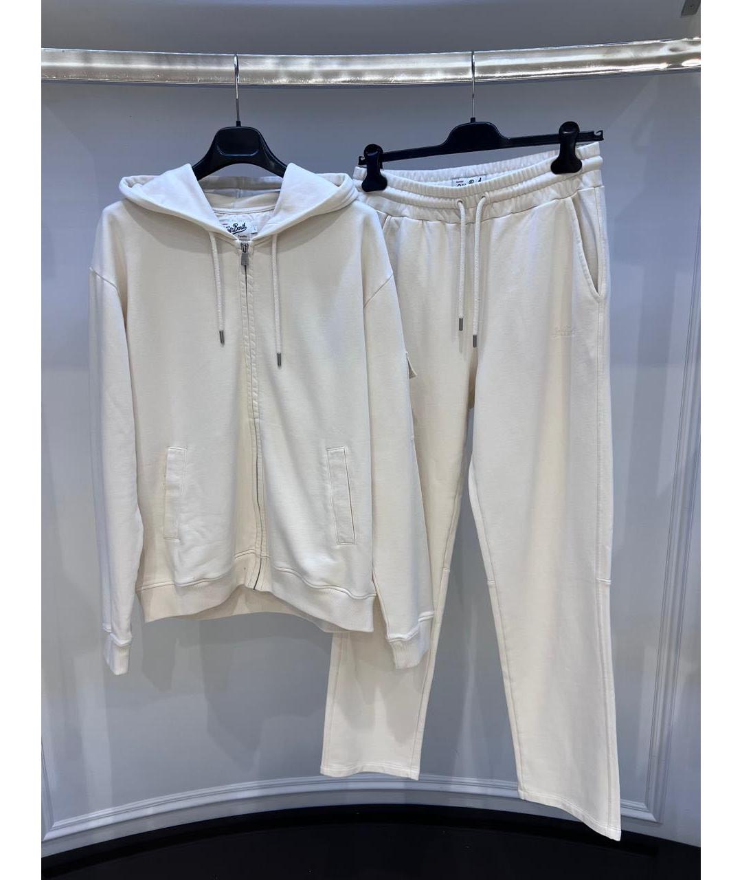 MC2 SAINT BARTH Белый хлопковый спортивный костюм, фото 3