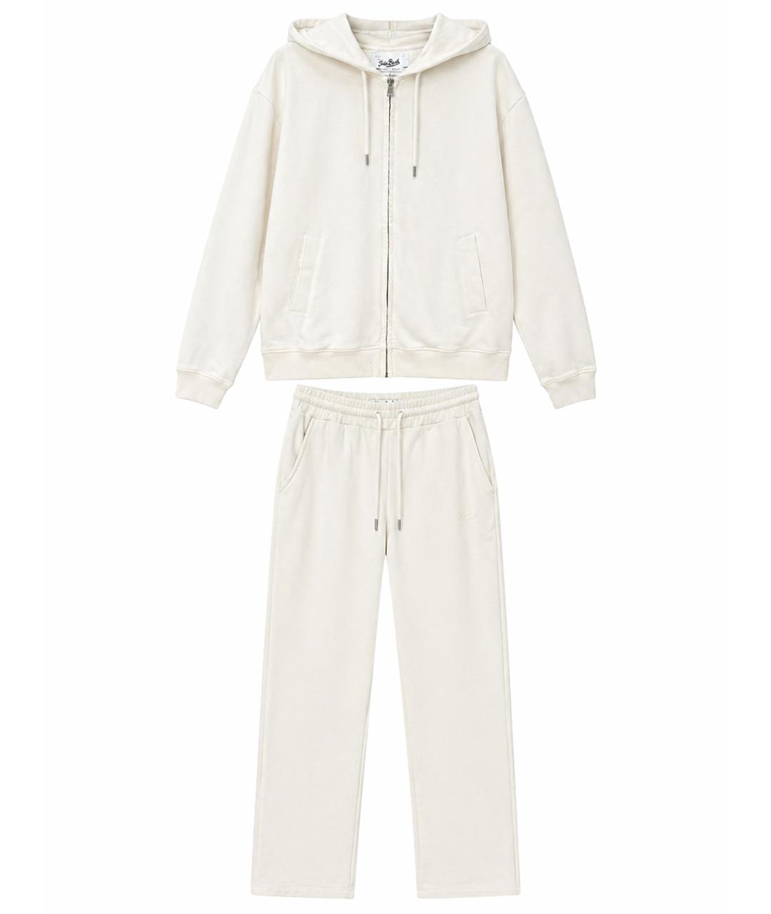 MC2 SAINT BARTH Белый хлопковый спортивный костюм, фото 1