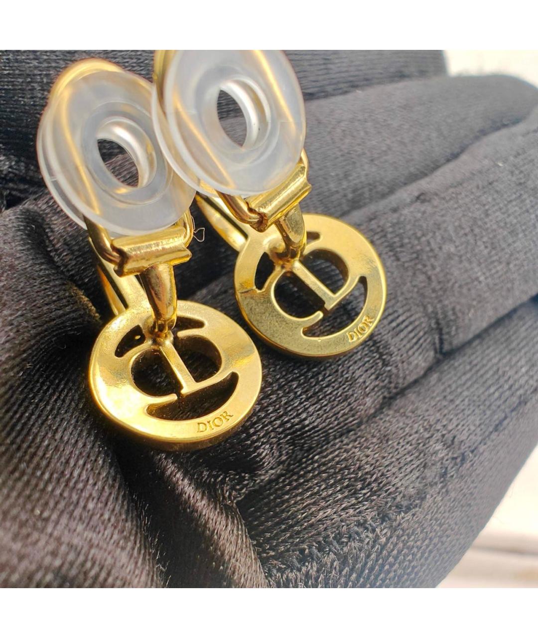 CHRISTIAN DIOR Золотые серьги, фото 6