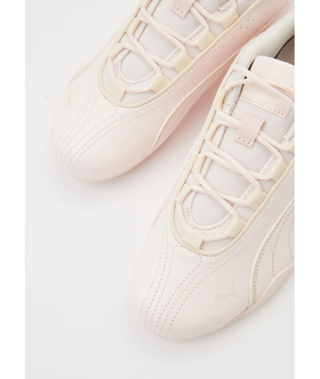 PUMA Розовые кроссовки из искусственной кожи, фото 3