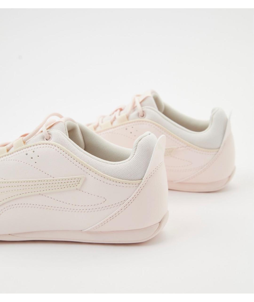 PUMA Розовые кроссовки из искусственной кожи, фото 4