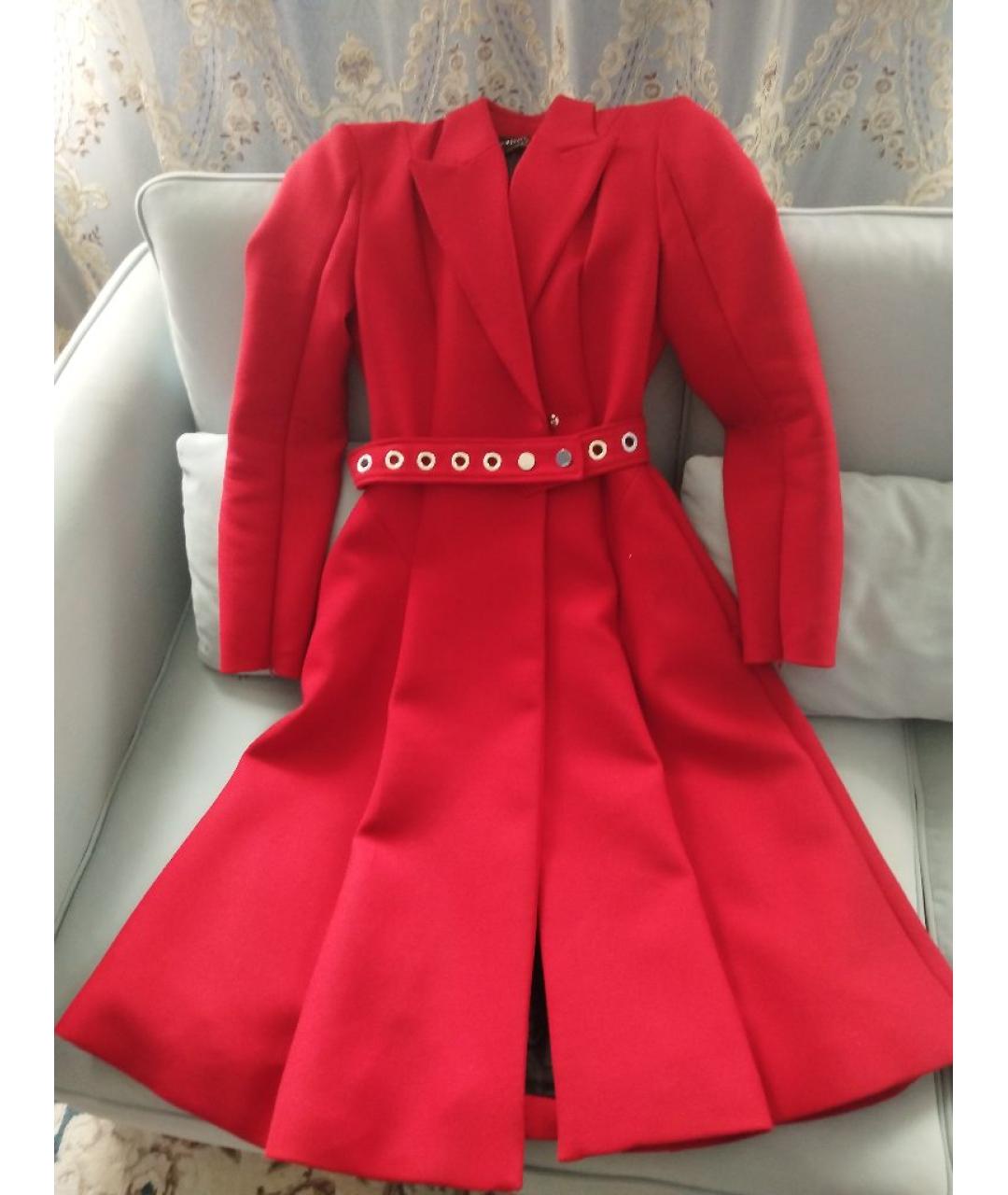 KARL LAGERFELD Красное ацетатное пальто, фото 1