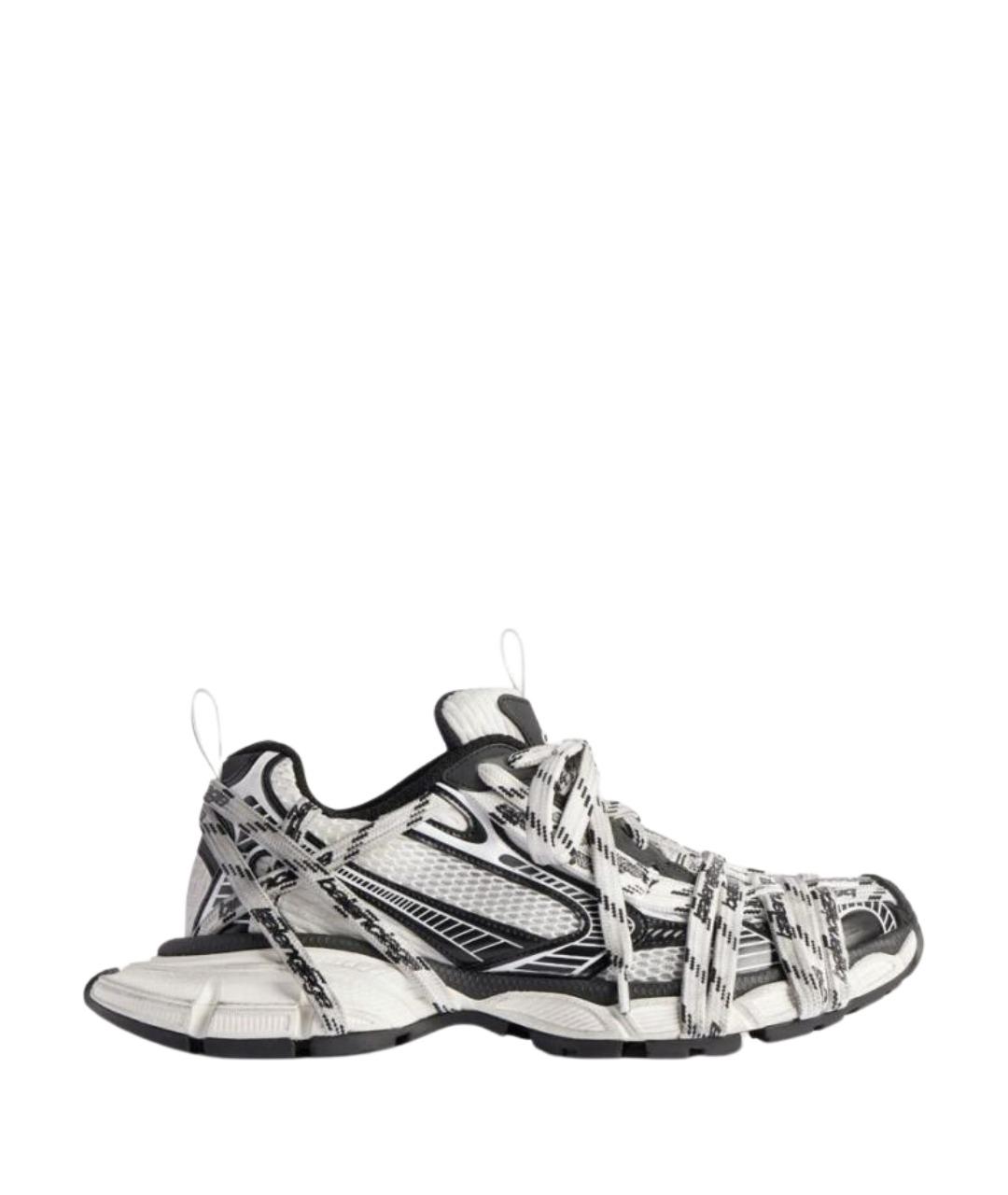 BALENCIAGA Белые текстильные кроссовки, фото 1