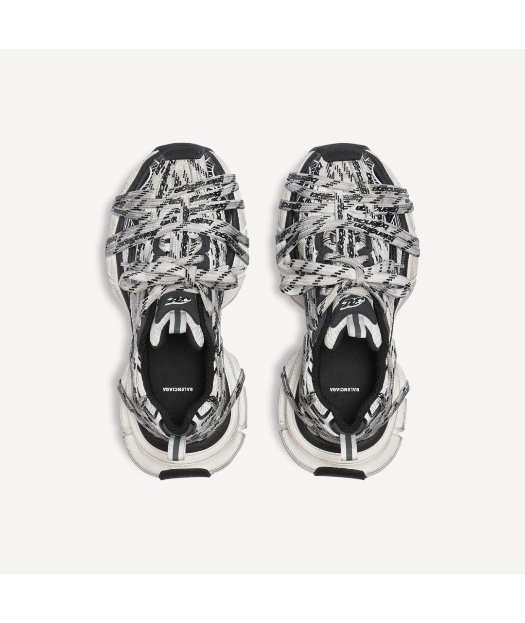 BALENCIAGA Белые текстильные кроссовки, фото 2