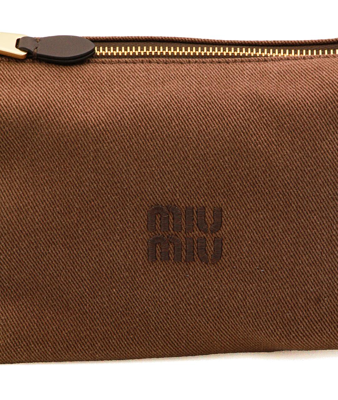 MIU MIU Коричневая сумка через плечо, фото 4