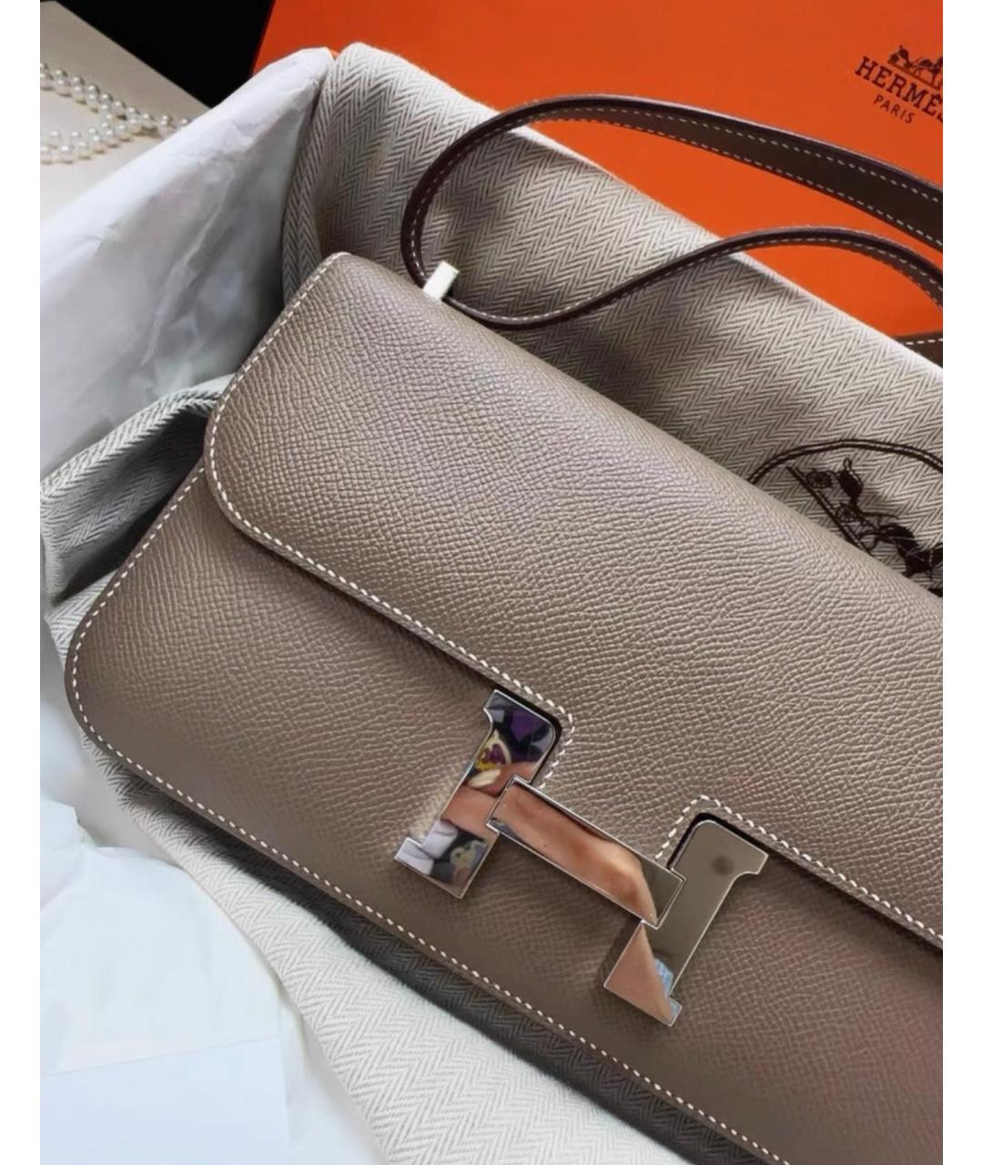 HERMES Кожаная сумка через плечо, фото 3