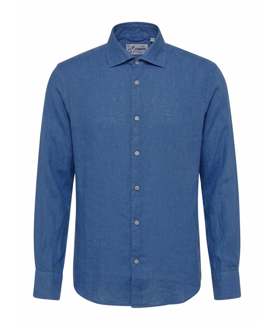 MC2 SAINT BARTH Голубая классическая рубашка, фото 1