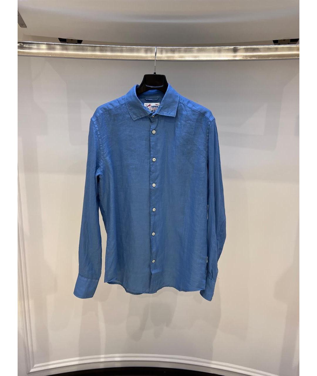 MC2 SAINT BARTH Голубая классическая рубашка, фото 3