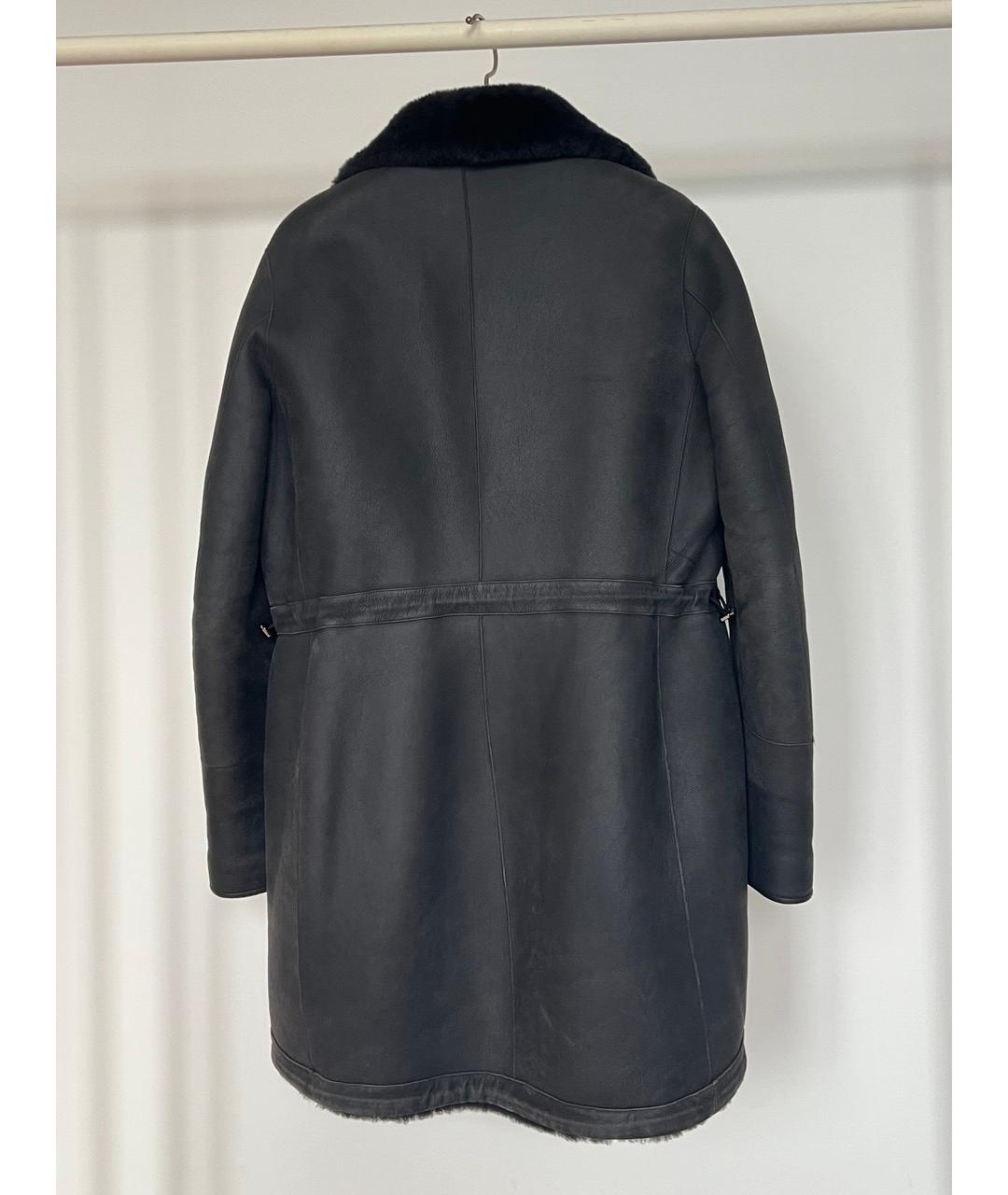 LORO PIANA Серая дубленка, фото 2