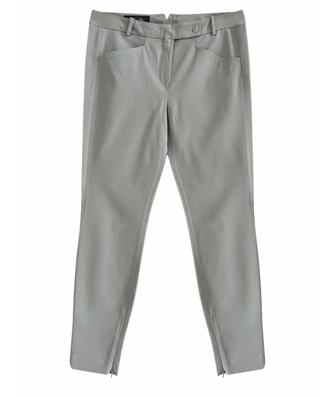 LORO PIANA Хлопковые брюки узкие, фото 1