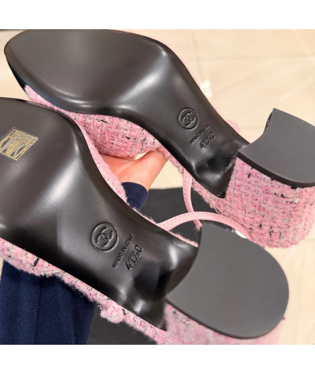 CHANEL Текстильные туфли, фото 4